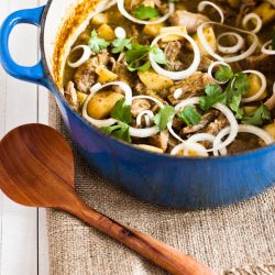 Braised Pork with Tomatillos