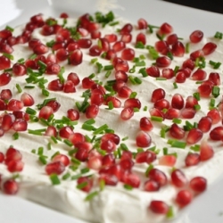 Pomegranate and Goat’s Cheese Dip