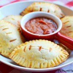 Football Pizza Pockets