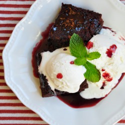 Raspberry Brownies