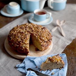 Apple Cake With Ricotta, Walnuts