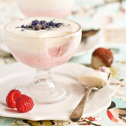 Lychee & Raspberry Mousse