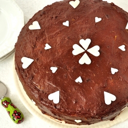 Cocoa and Sour Cherry Cake