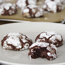 Flourless Dark Chocolate Cookies