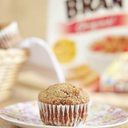 One Bowl Whole Wheat Bran Muffins