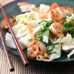 Coconut Tahini Cabbage Salad