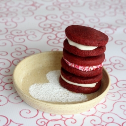 Red Velvet Whoopie Pies