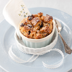 Rum-Raisin Bread Pudding