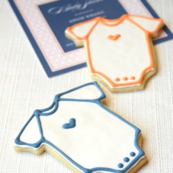 Baby Shower Onesie Cookies