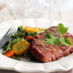 Hoisin Roasted Pork Steaks