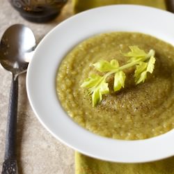 Curried Celery & Leek Soup