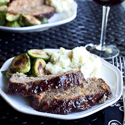 Meatloaf w/ Barbecue Sauce