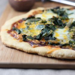 Barbecue Kale & Onion Pizza