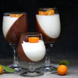 Dark Chocolate & Orange Panna Cotta