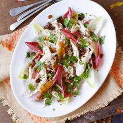 Roast Guinea Fowl & Chicory Salad