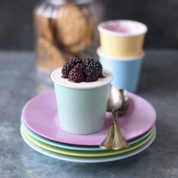 Blackberry Cheesecake Mini-Pots