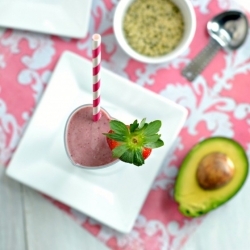 Strawberry Avocado Smoothie