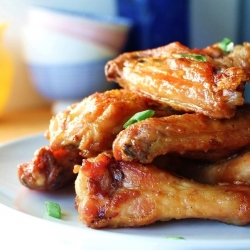 Sticky Honey Ginger Wings