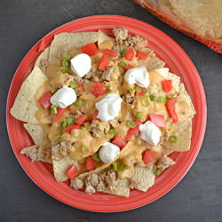 Cheesy Chicken Nachos