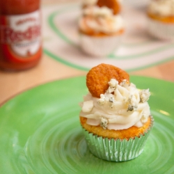 Hot Chicken Wing Cupcakes