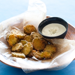 Panko Fried Pickle Chips