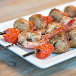 Rosemary Grilled Shrimp Skewers