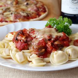 Mushroom and Mozzarella Tortellini