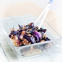 Balsamic-Maple Roasted Cabbage