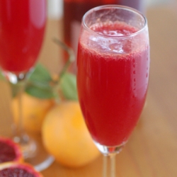 Blood Orange Mimosas