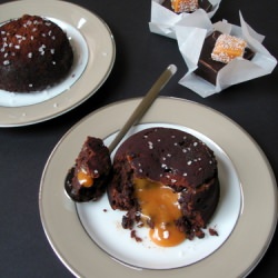 Salted Caramel Lava Cake