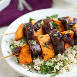 Chipotle Sweet Potato Skewers