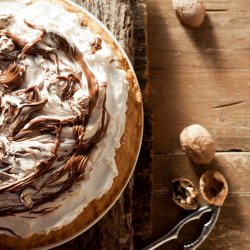 Nutella & Meringue Tart