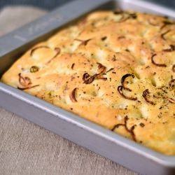 Onion & Garlic Focaccia