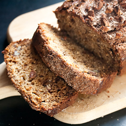 Toffee-Cinnamon Banana Bread