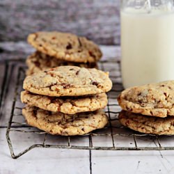 Toffee Almond Cookies