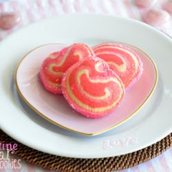 Swirly Valentines Sugar Cookies