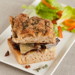 Short Rib Sandwich on Focaccia