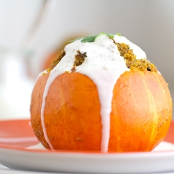 Lamb Meatloaf in Pumpkins