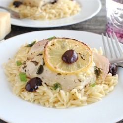 Lemon Chicken With Orzo