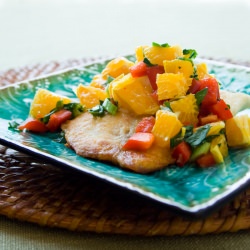 Tilapia with Tangerine Salsa