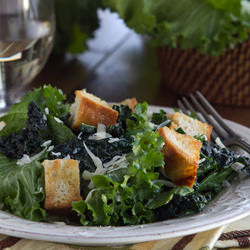 Mustard Greens with Vinaigrette