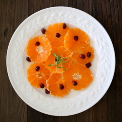 Tangerines with Orange Blossom Water