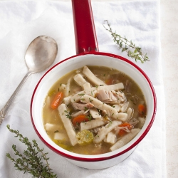 Smoked Turkey Noodle Soup