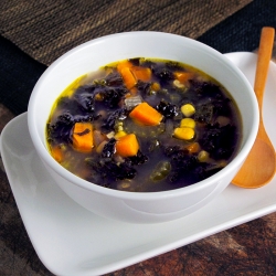 Kale and Sweet Potato Soup