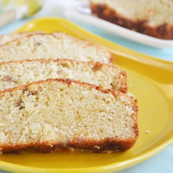 Walnut Butterscotch Loaf Cake