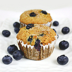 Gluten-Free Blueberry-Lemon Muffins