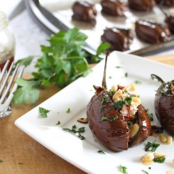 Stuffed Baby Eggplants