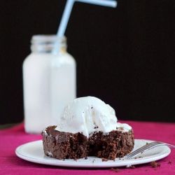 Single Serving Mocha Mug Cake