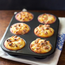 Rhubarb & Marzipan Muffins