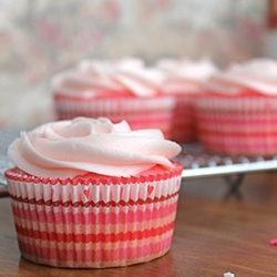 Pink Champagne Cupcakes